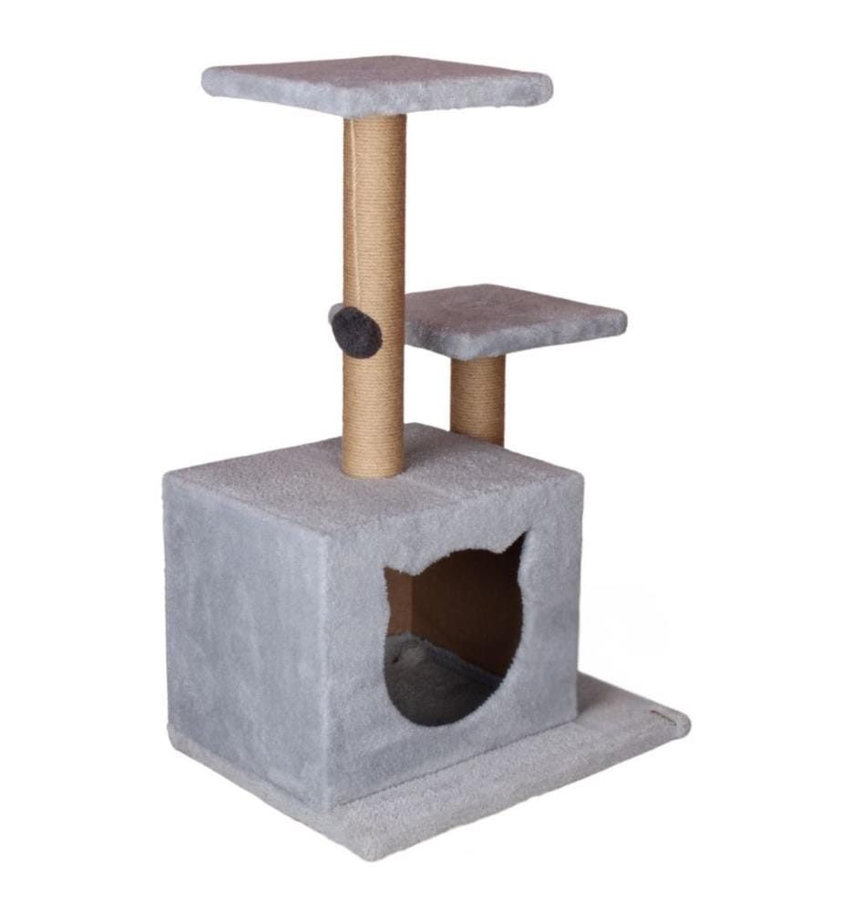 Maison pour chat grise 100% tissu WELSOFT