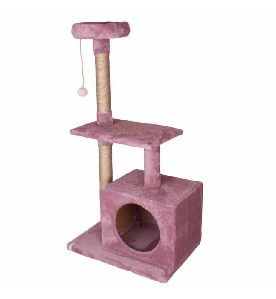 Maison pour chat Rose poudré 100 % tissu WELSOFT