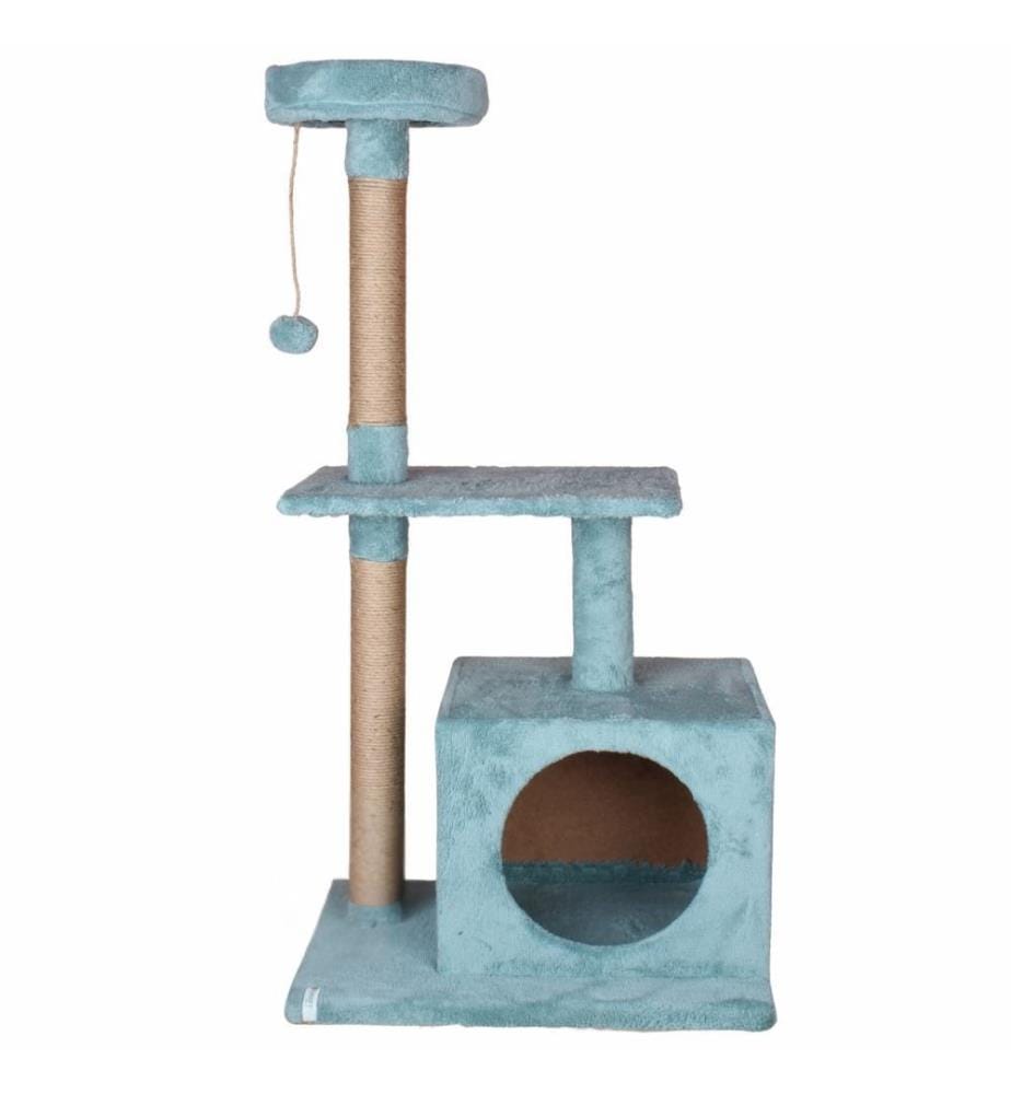 Maison pour chat turquoise 100 % tissu WELSOFT
