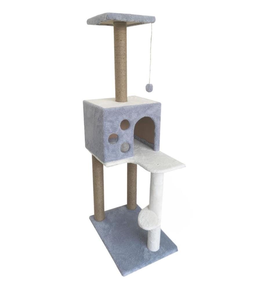 Maison pour chat grise 100% tissu WELSOFT