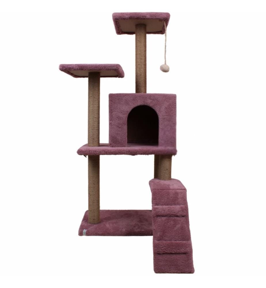 Maison pour chat Rose poudré 100 % tissu WELSOFT