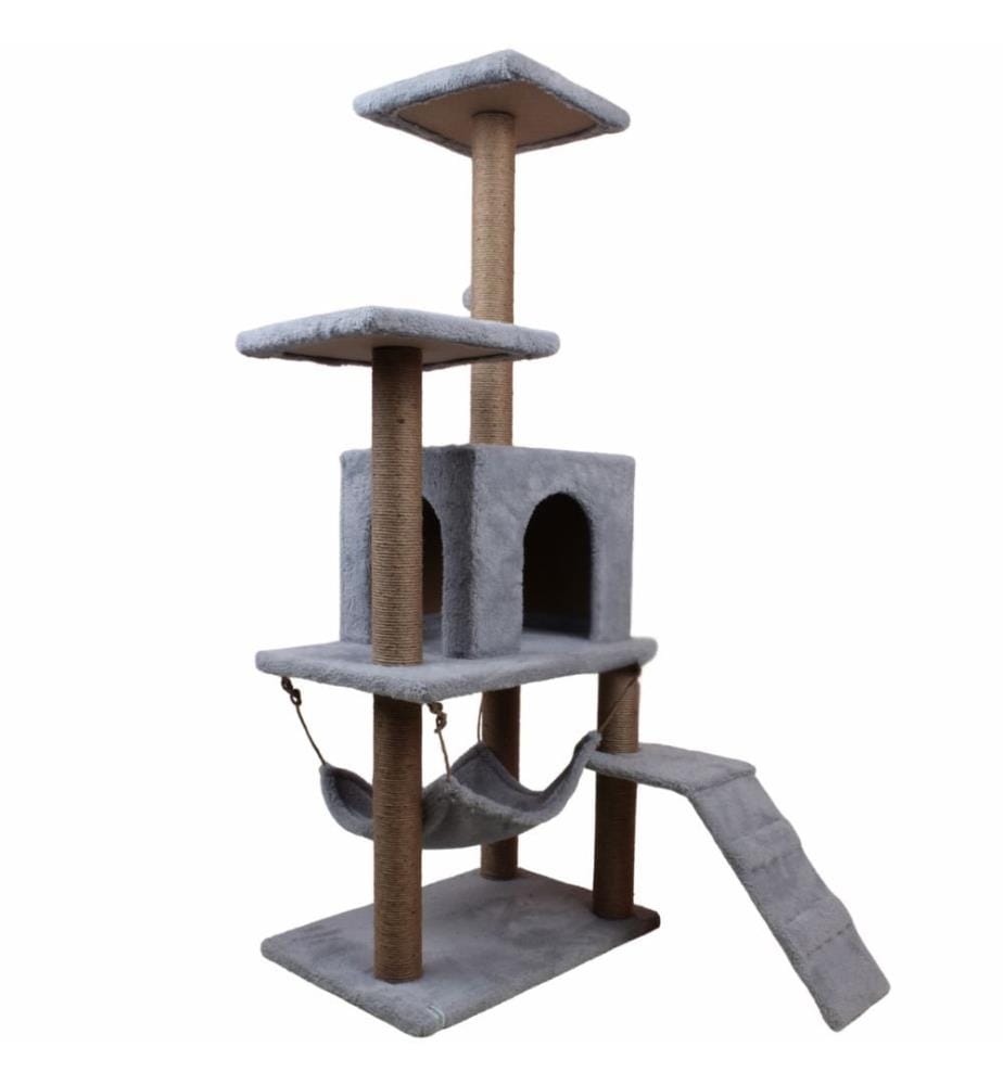 Maison pour chat grise 100% tissu WELSOFT