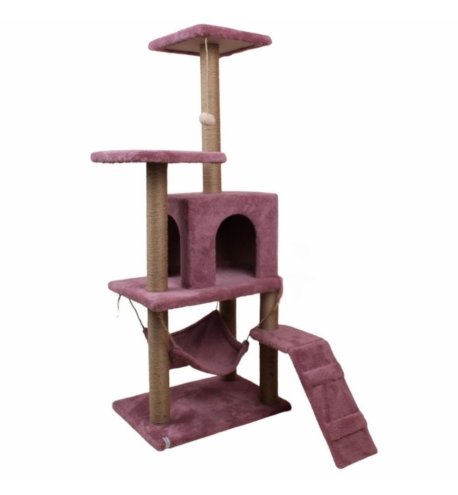 Maison pour chat Rose poudré 100 % tissu WELSOFT
