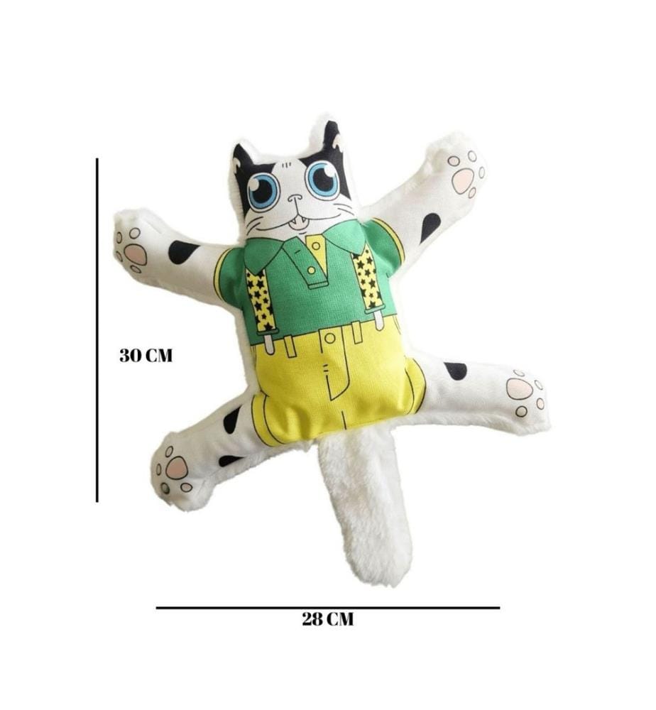 Jouet pour chien blanc en peluche / polyester