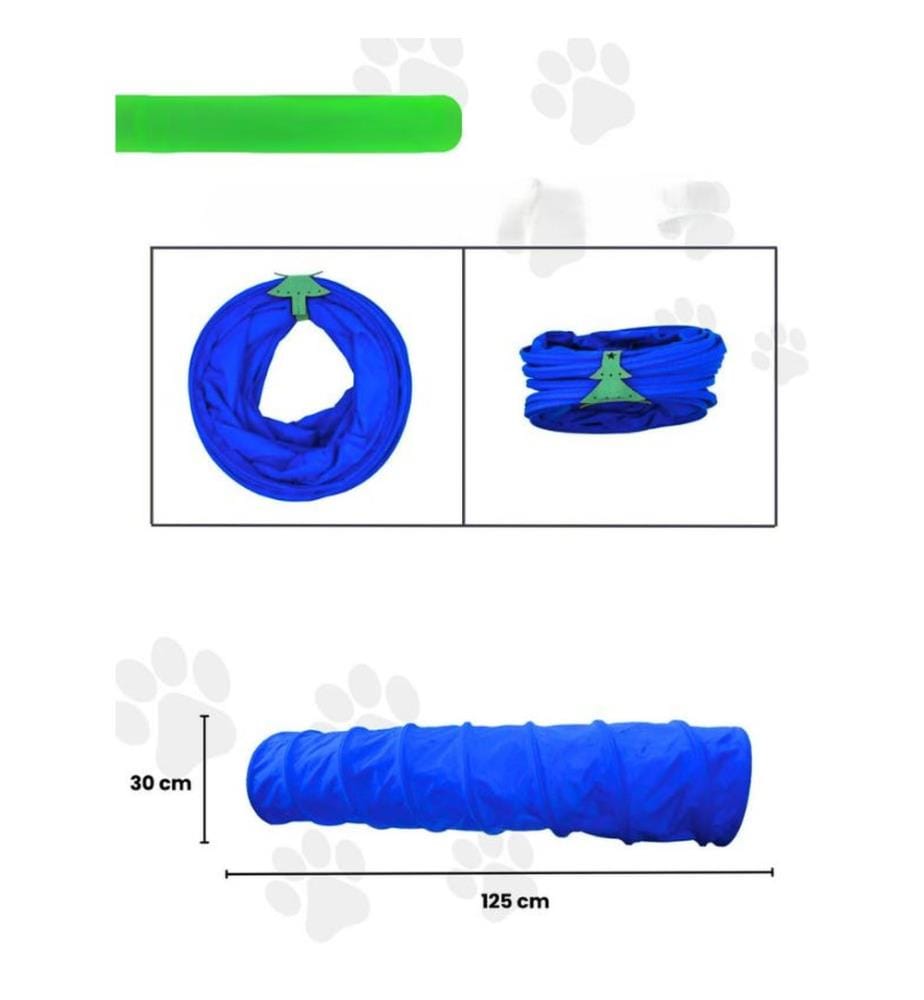 Jouet pour chat bleu tissu : 100 % polyester