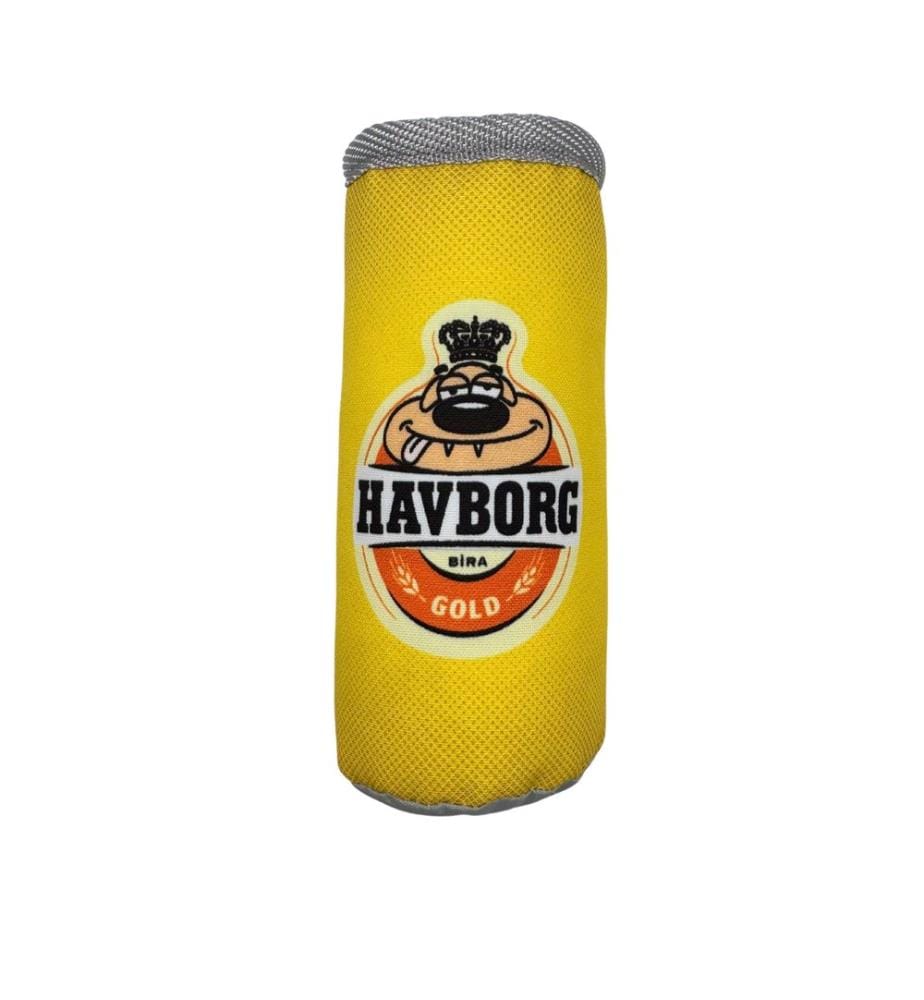 Jouet pour chien jaune tissu : 100 % polyester
