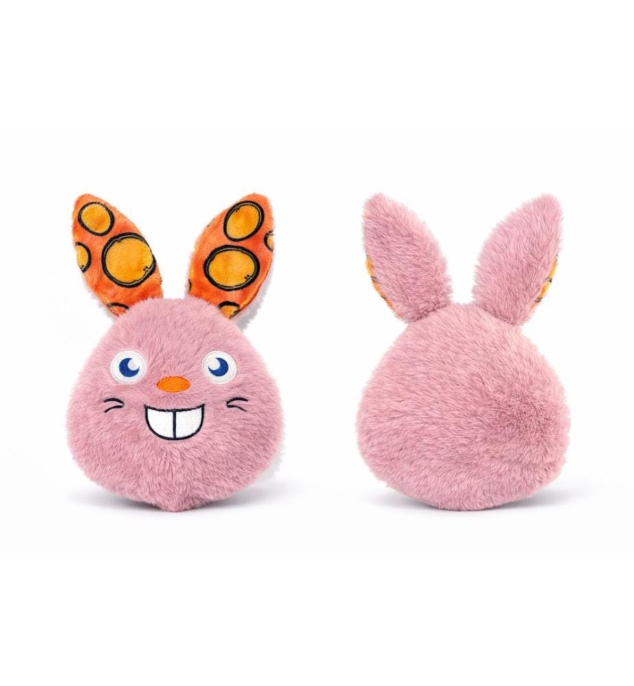 Jouet pour chien rose 100% tissu peluche