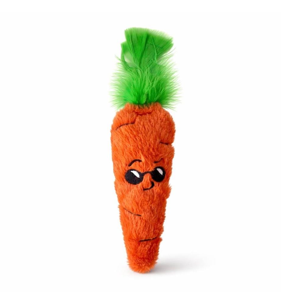 Jouet pour chat orange vert 100% peluche