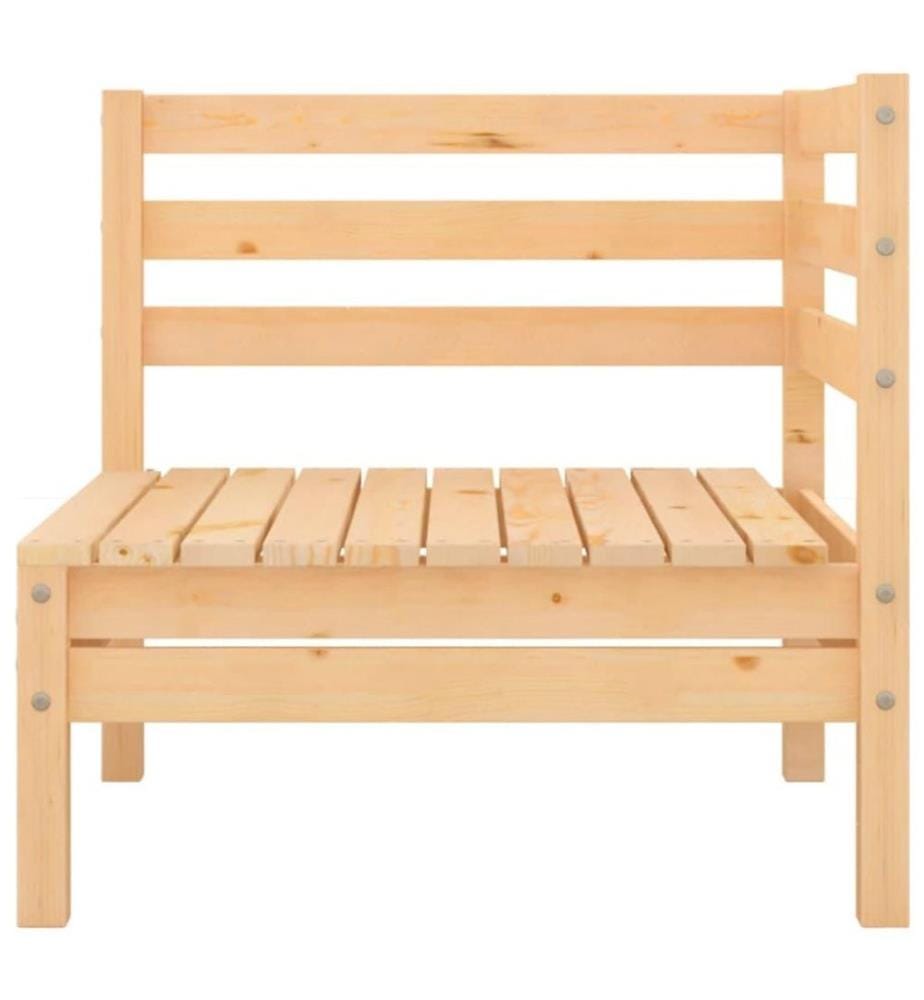 4-tlg. Garten-Lounge-Set Massivholz Kiefer