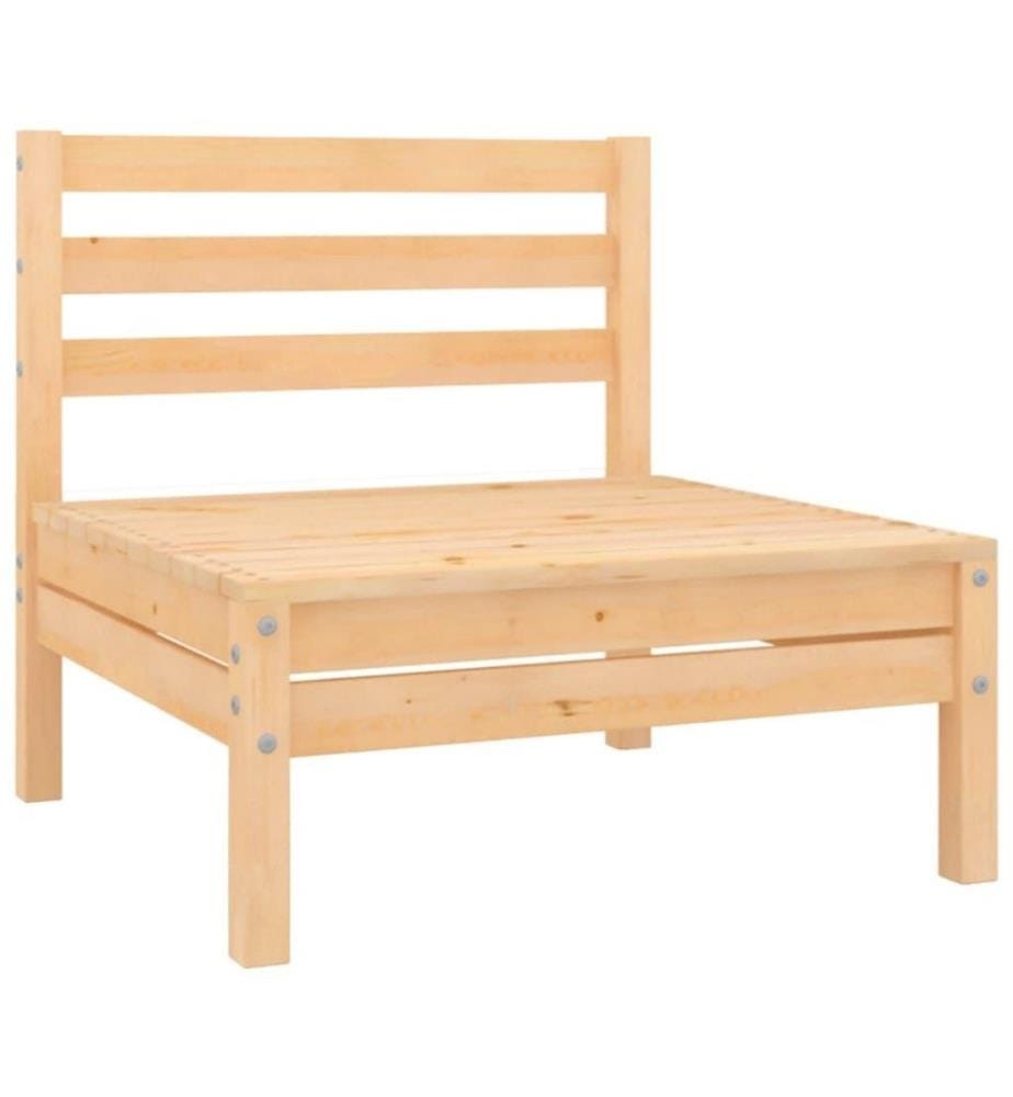 4-tlg. Garten-Lounge-Set Kiefer Massivholz