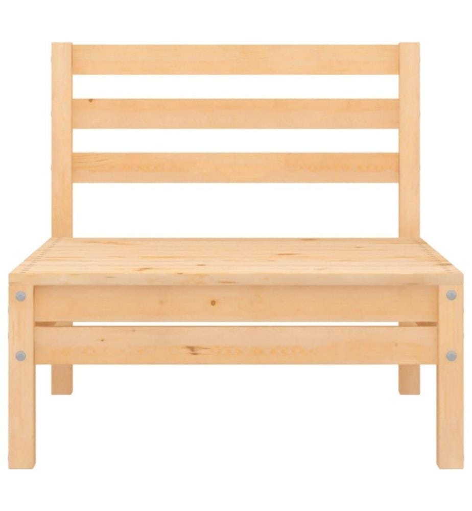4-tlg. Garten-Lounge-Set Kiefer Massivholz
