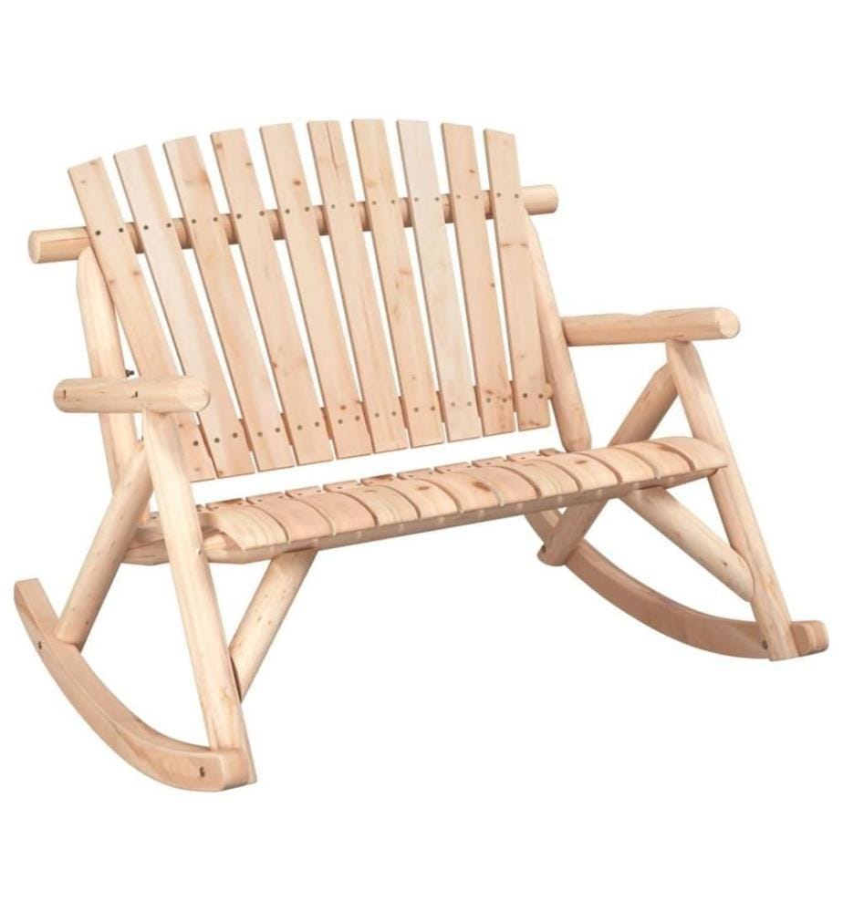 3-tlg. Garten-Lounge-Set Massivholz Fichte