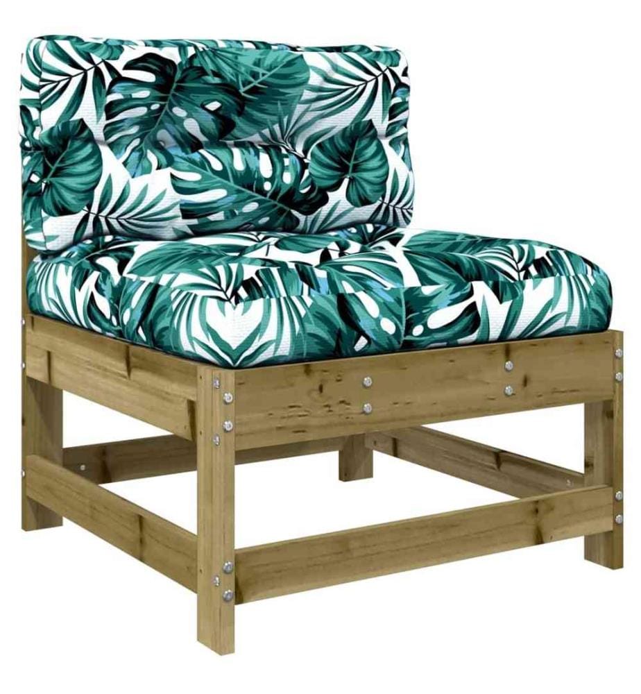 5-tlg. Garten-Lounge-Set mit Kissen Imprägniertes Kiefernholz