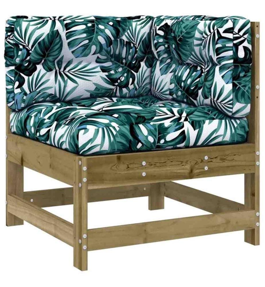 5-tlg. Garten-Lounge-Set mit Kissen Imprägniertes Kiefernholz