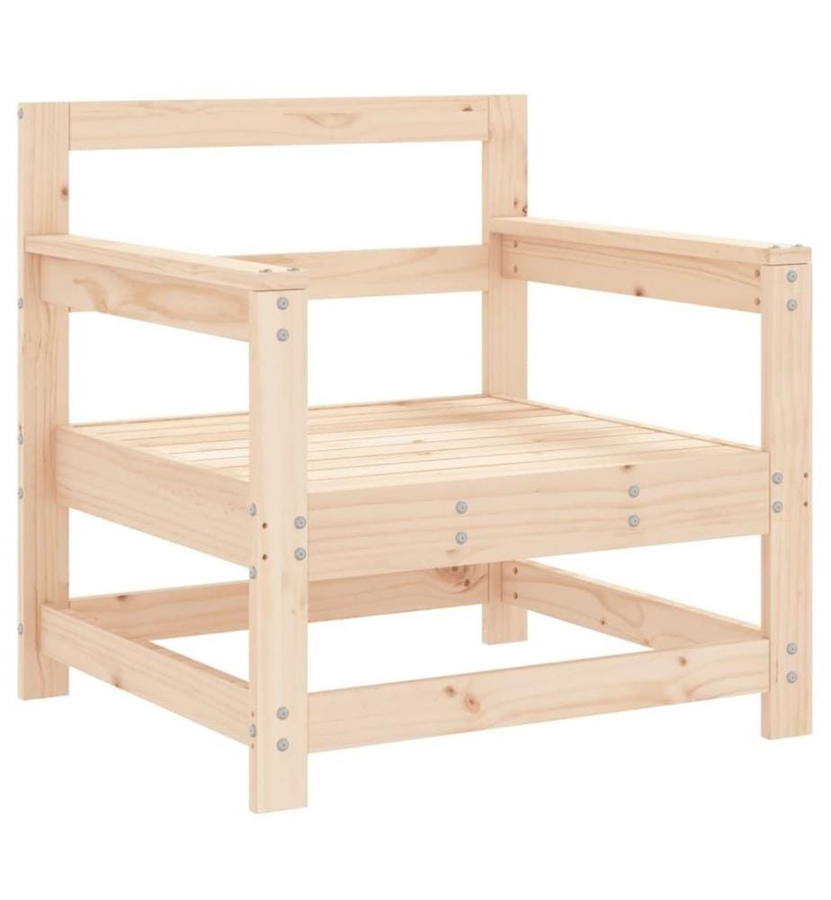 7-tlg. Garten-Lounge-Set Massivholz Kiefer