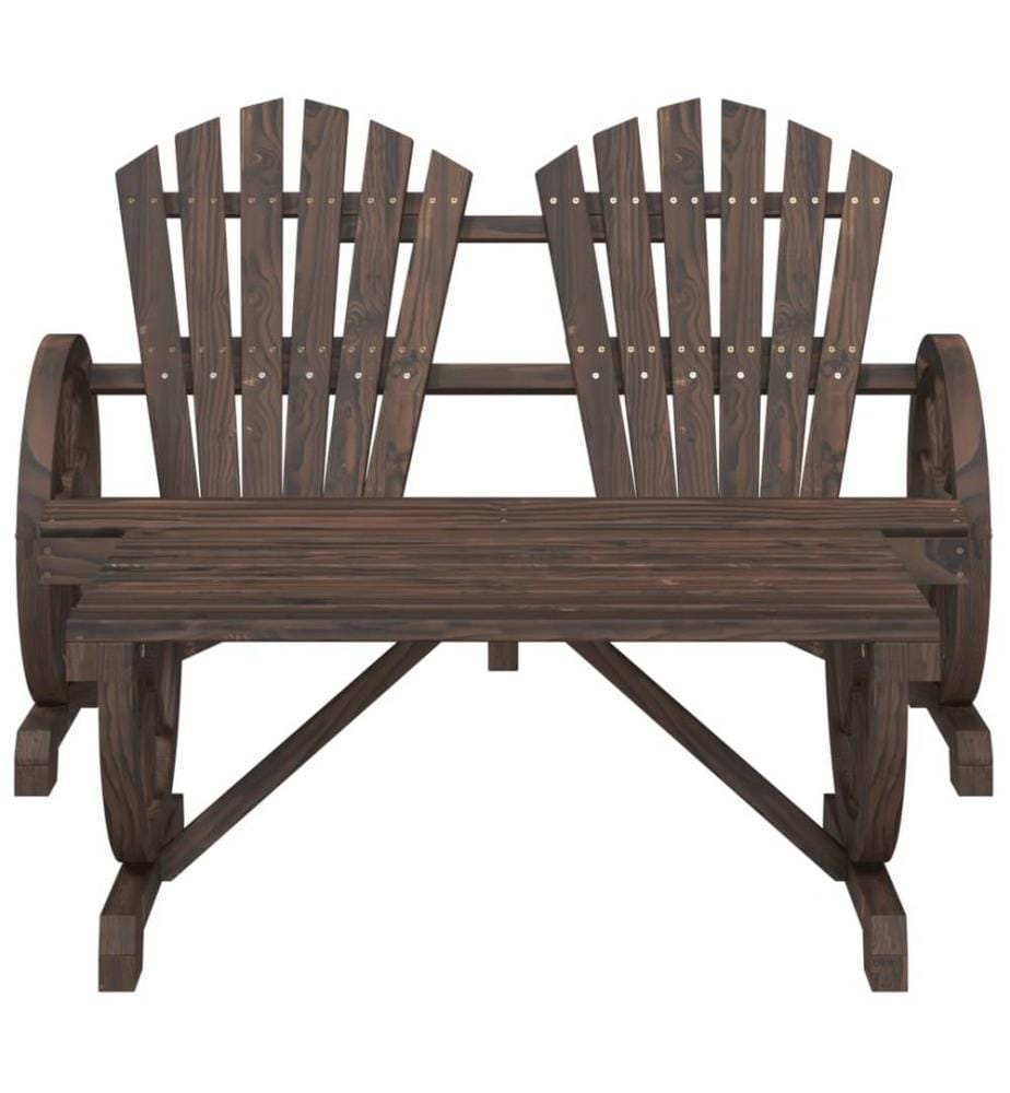 4-tlg. Garten-Lounge-Set Massivholz Tanne