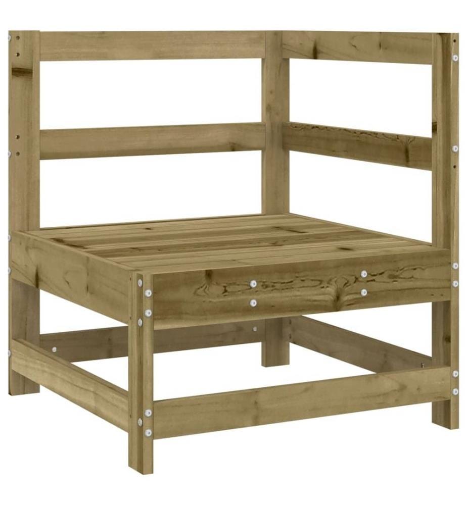 3-tlg. Garten-Sofagarnitur Kiefernholz Imprägniert