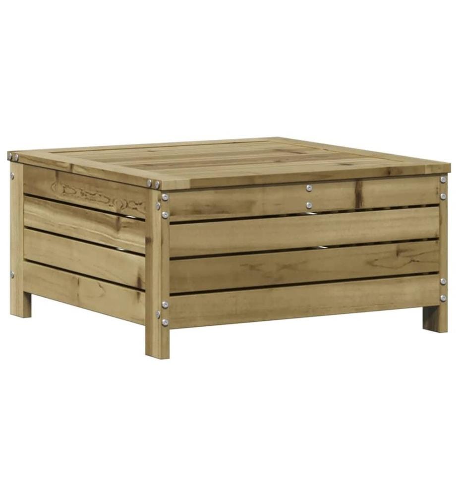 Salon de jardin 3 pcs avec coussins bois de pin imprégné