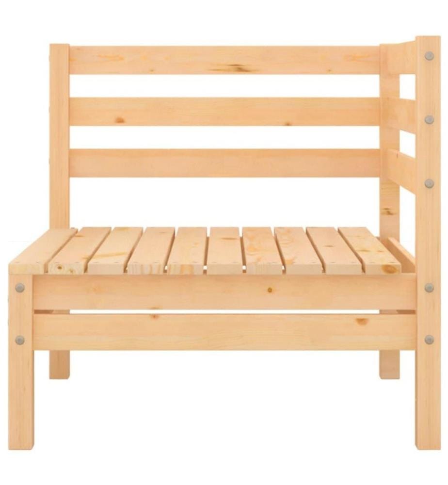 4-tlg. Garten-Lounge-Set Massivholz Kiefer