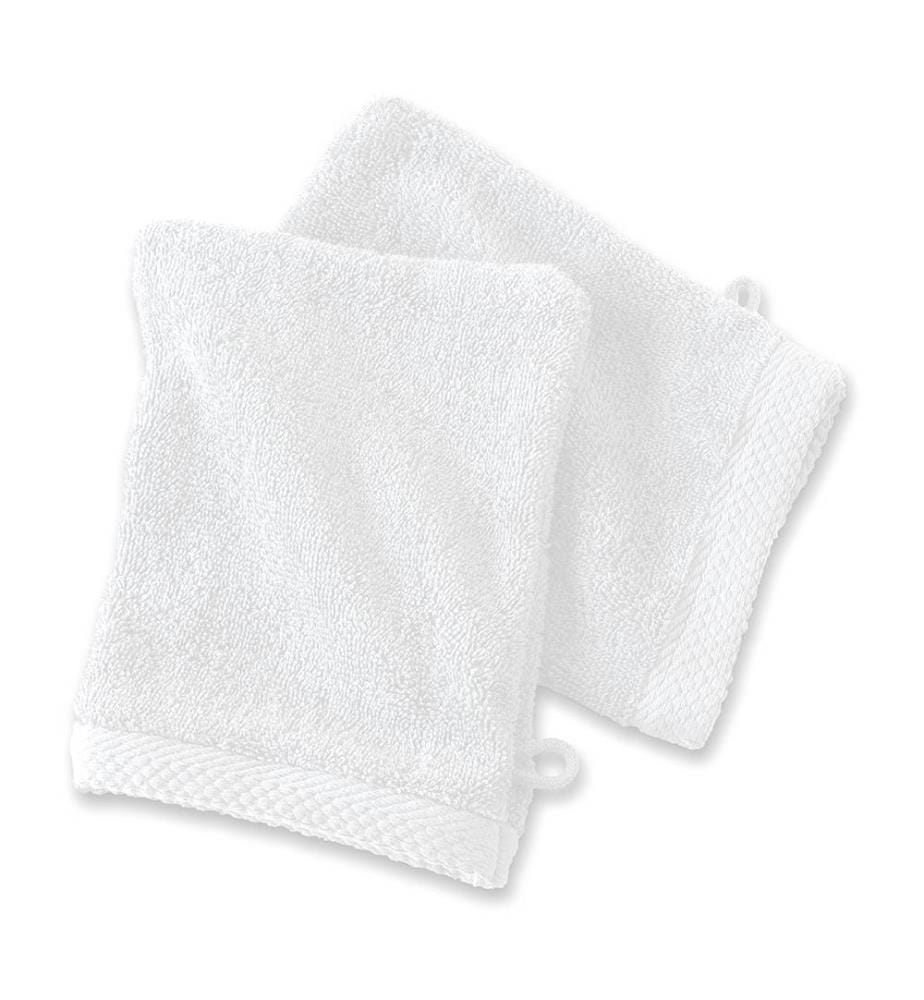 2er-Pack Waschhandschuhe aus Baumwolle 600 g/m² - 16 x 21 cm