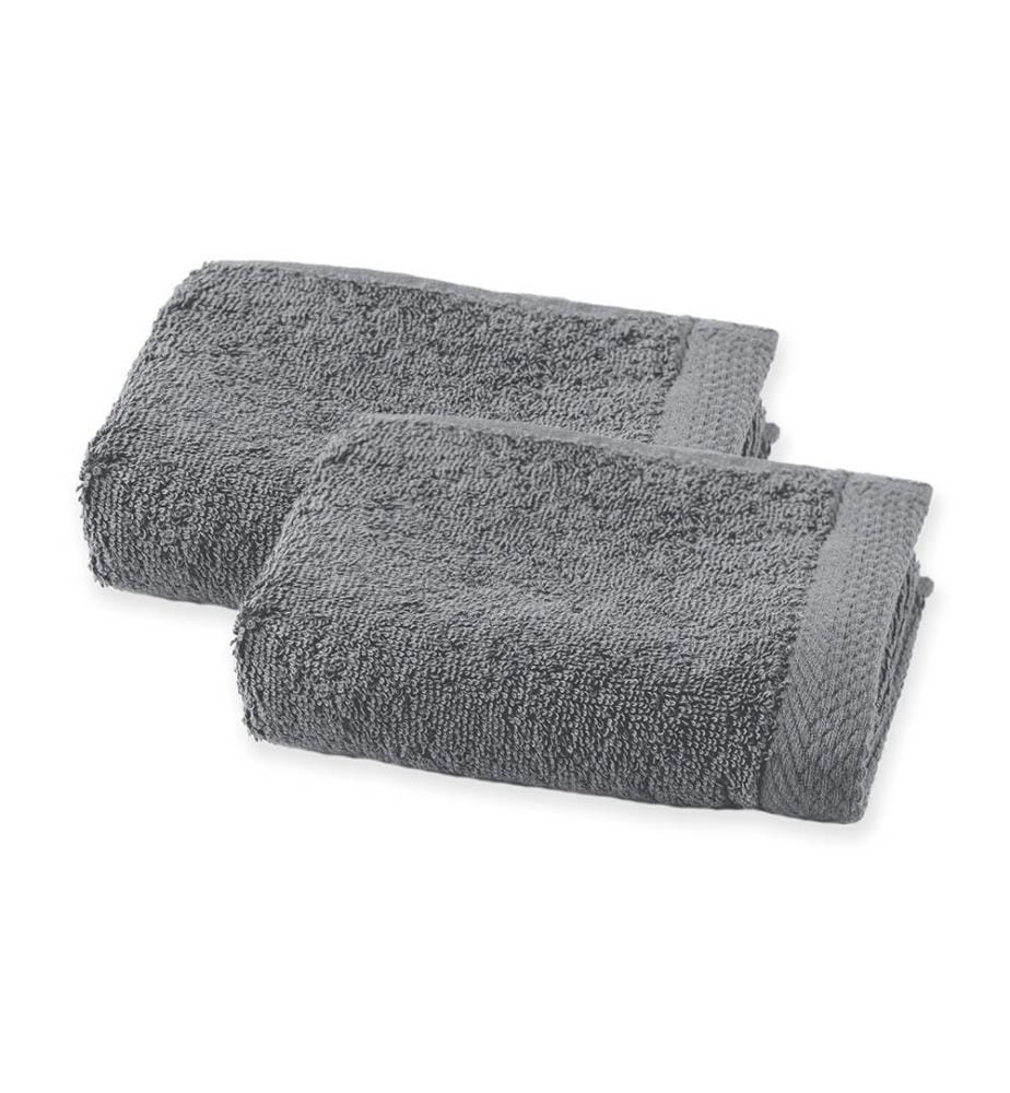 2er-Set Gästetücher aus Baumwolle 600 g/m² - 30 x 50 cm