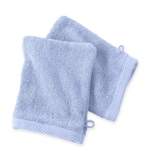 2er-Pack Waschhandschuhe aus Baumwolle 600 g/m² - 16 x 21 cm