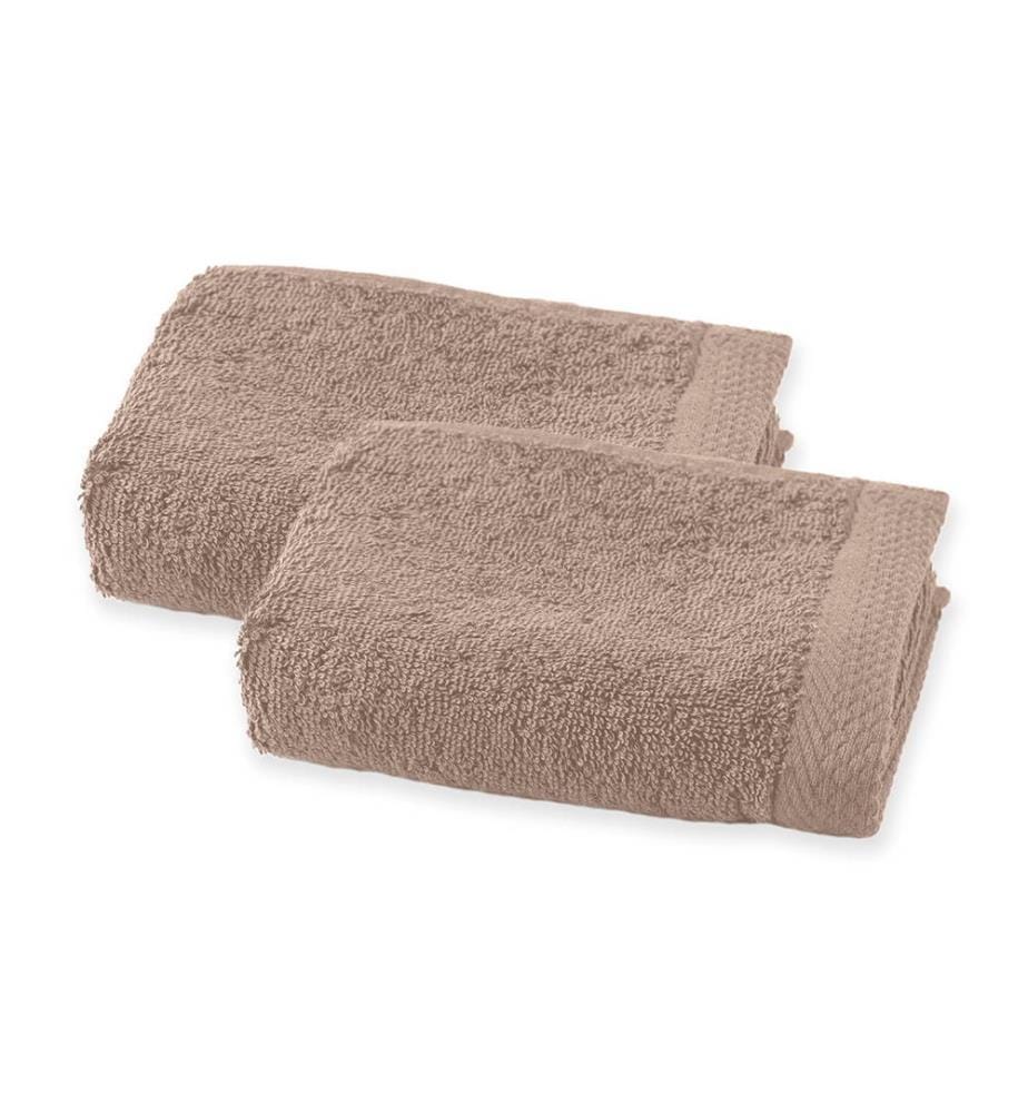 2er-Pack Gästehandtücher aus Baumwolle 600 g/m² - 30 x 50 cm