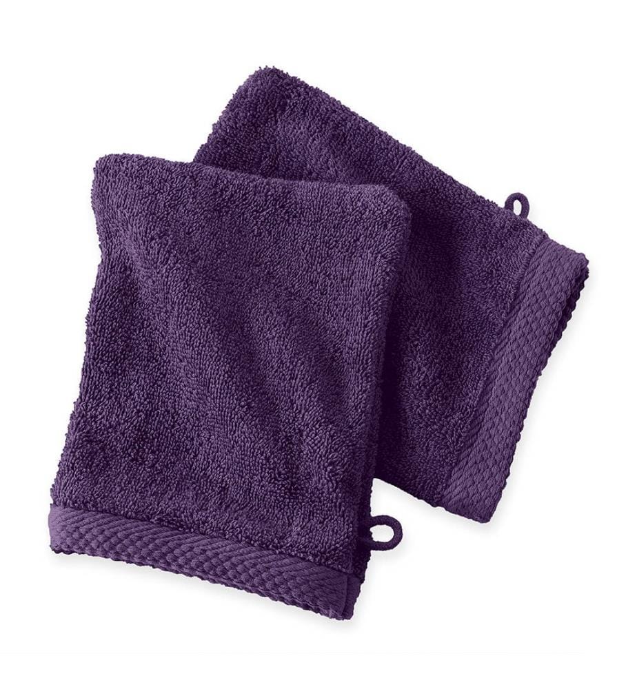 2er-Pack Waschhandschuhe aus Baumwolle 600 g/m² - 16 x 21 cm