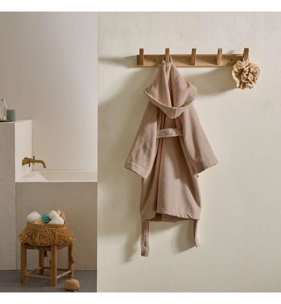 Bademantel - Taupe