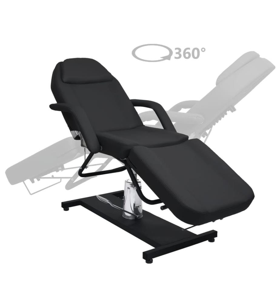 Massagetisch Schwarz 180x62x(87-112) cm
