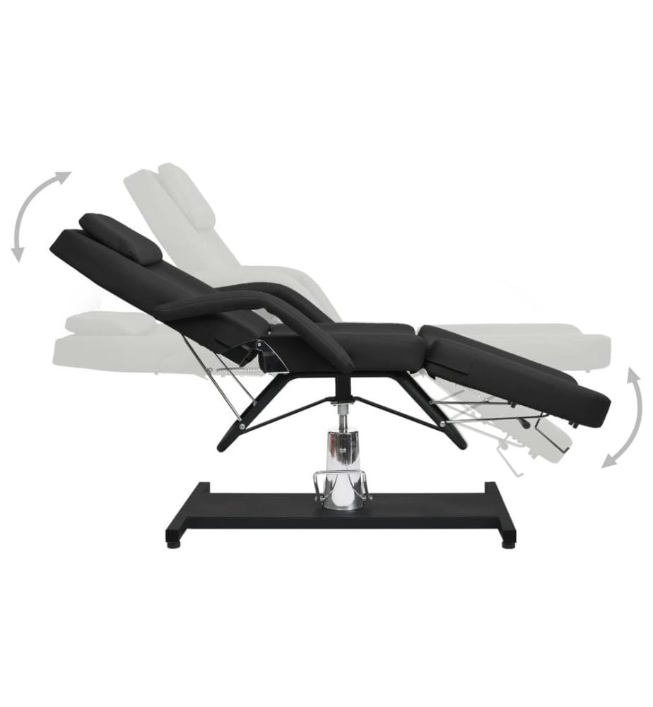 Massagetisch Schwarz 180x62x(87-112) cm