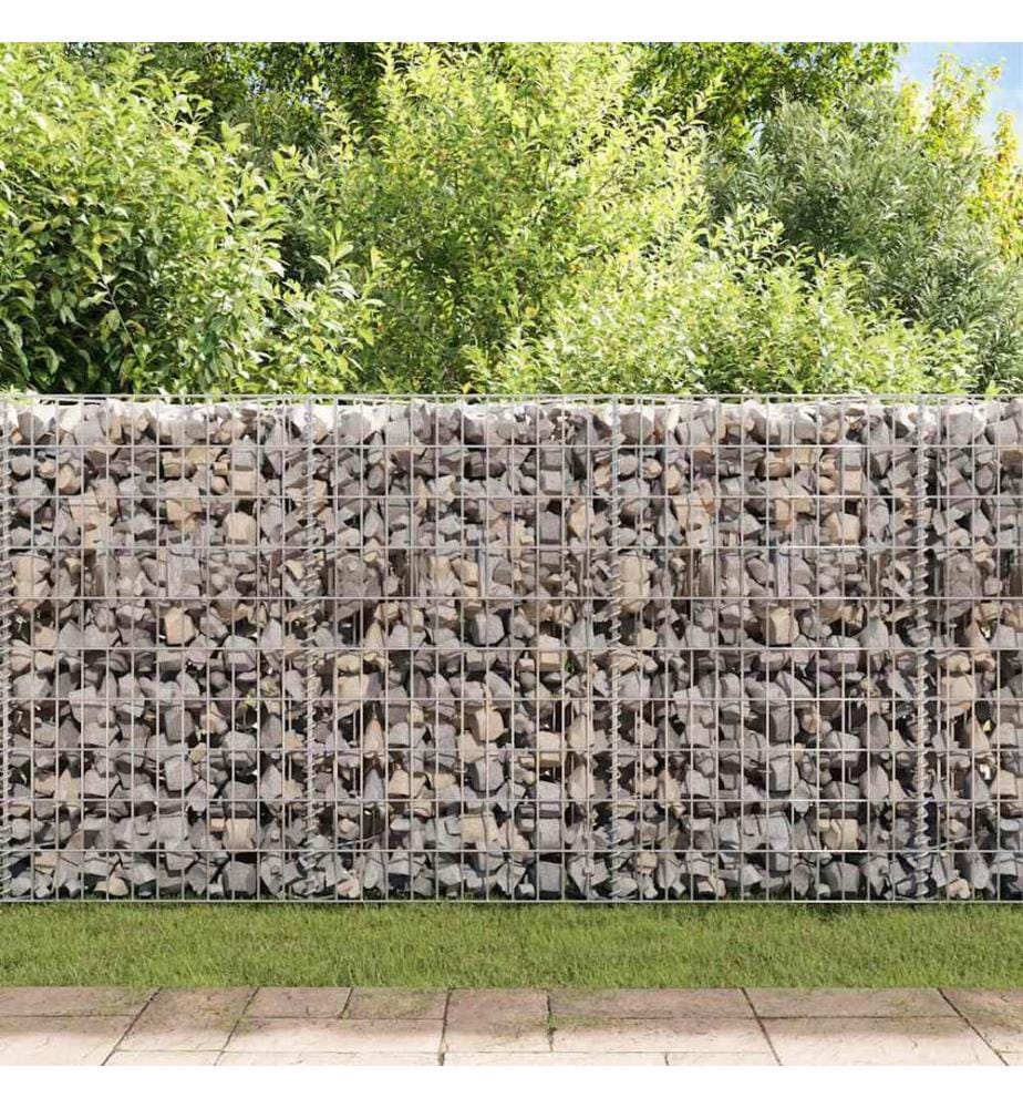 Gabionenwand Verzinkter Stahl 450×30×100 cm