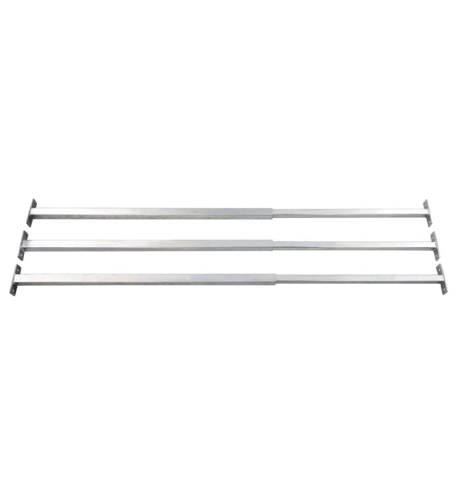 Barres de fenêtre réglables de sécurité 3 pcs 710-1200 mm