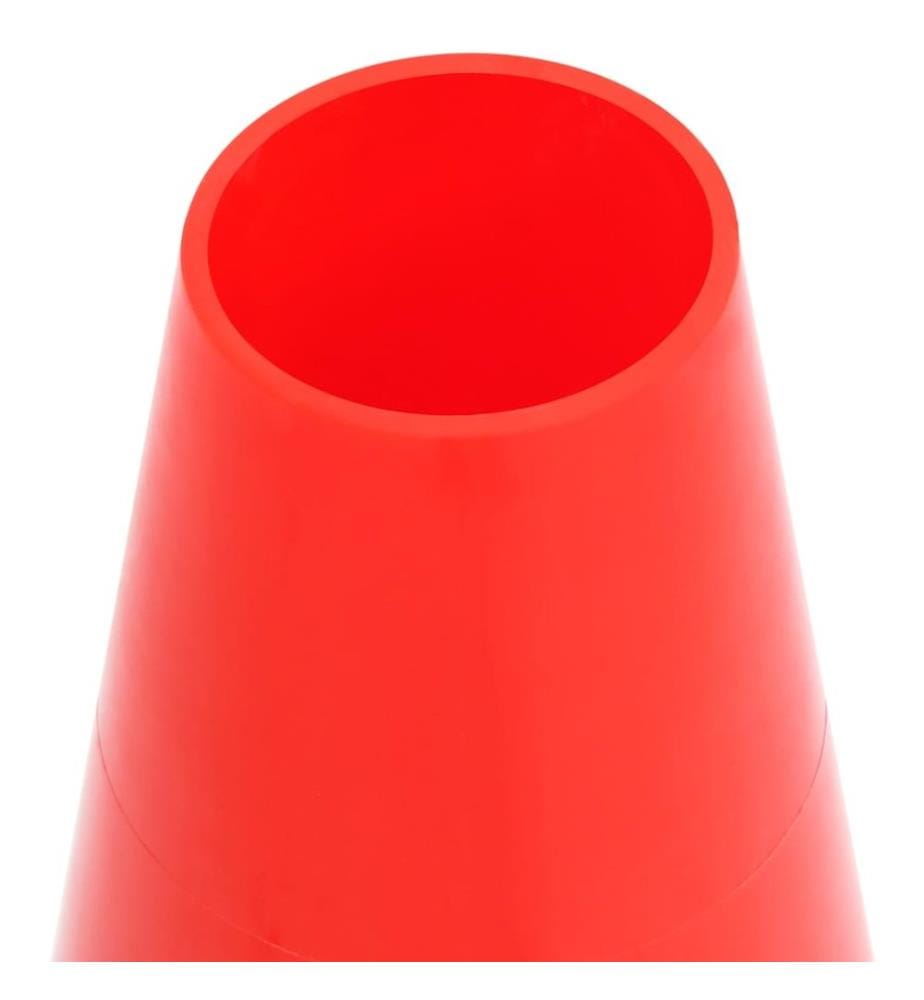 Reflektierende Verkehrskegel 20 Stk. Rot und Weiss 50 cm