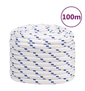 Corde de bateau Blanc 20 mm 100 m Polypropylène