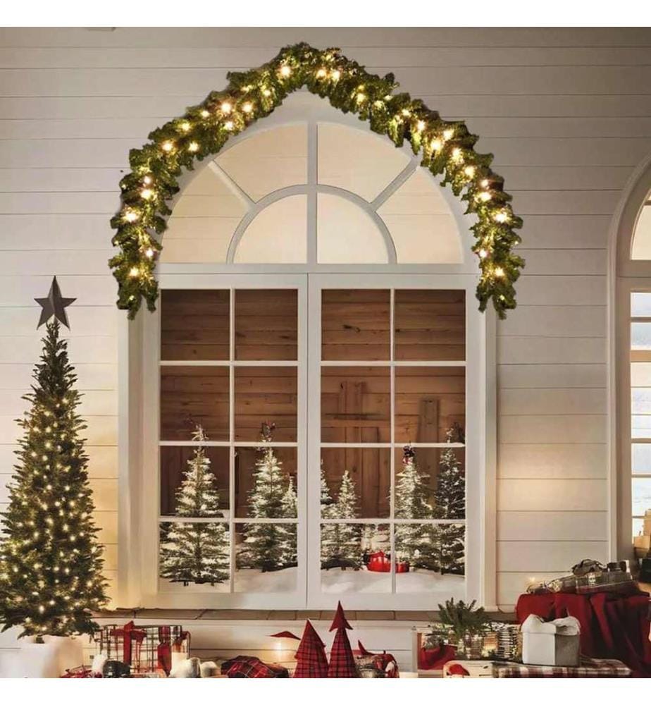 Weihnachtsgirlande mit LED-Leuchten 5 m