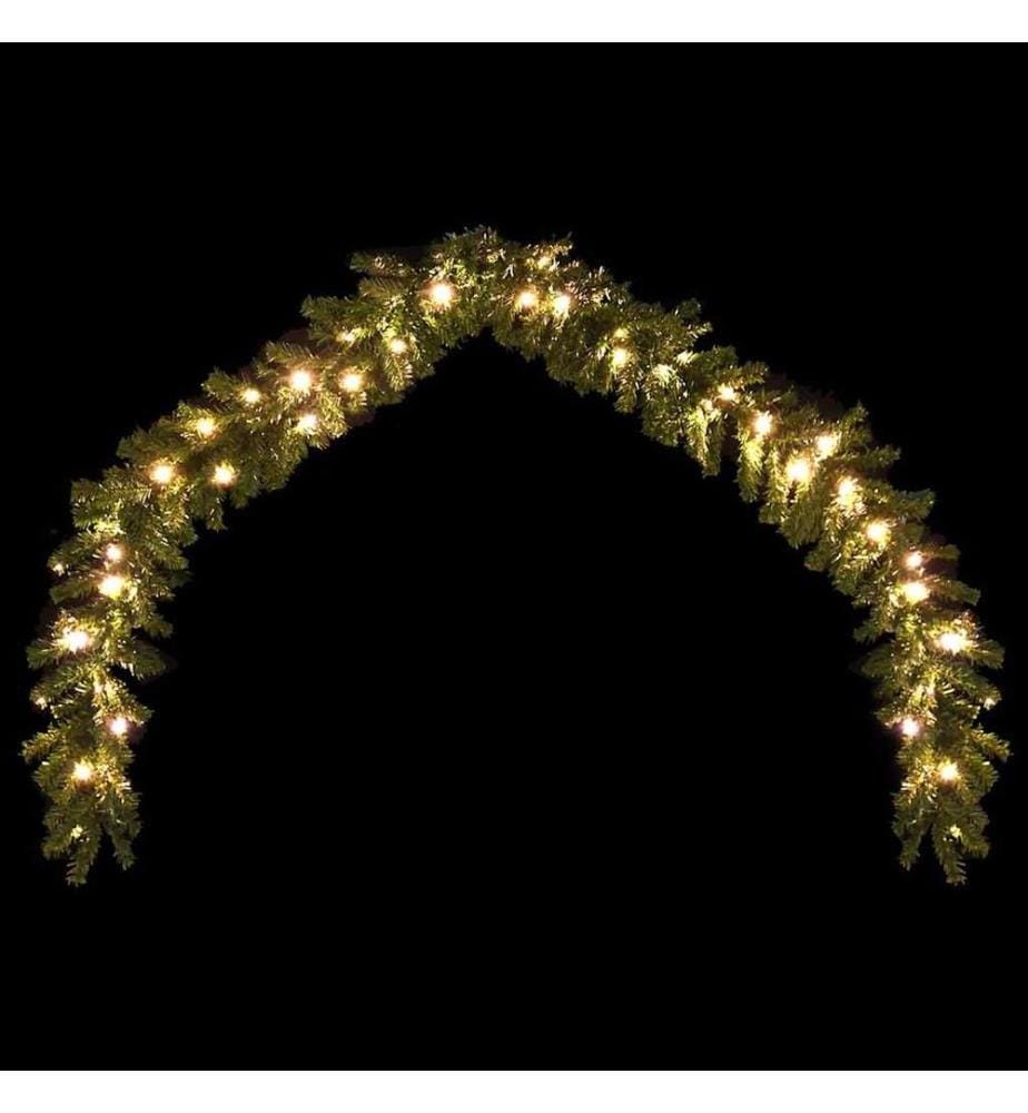 Weihnachtsgirlande mit LED-Lichtern 10 m