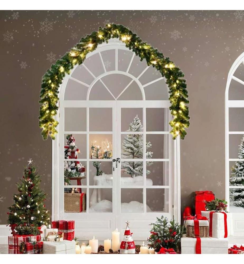 Weihnachtsgirlande mit LED-Lichtern 20 m