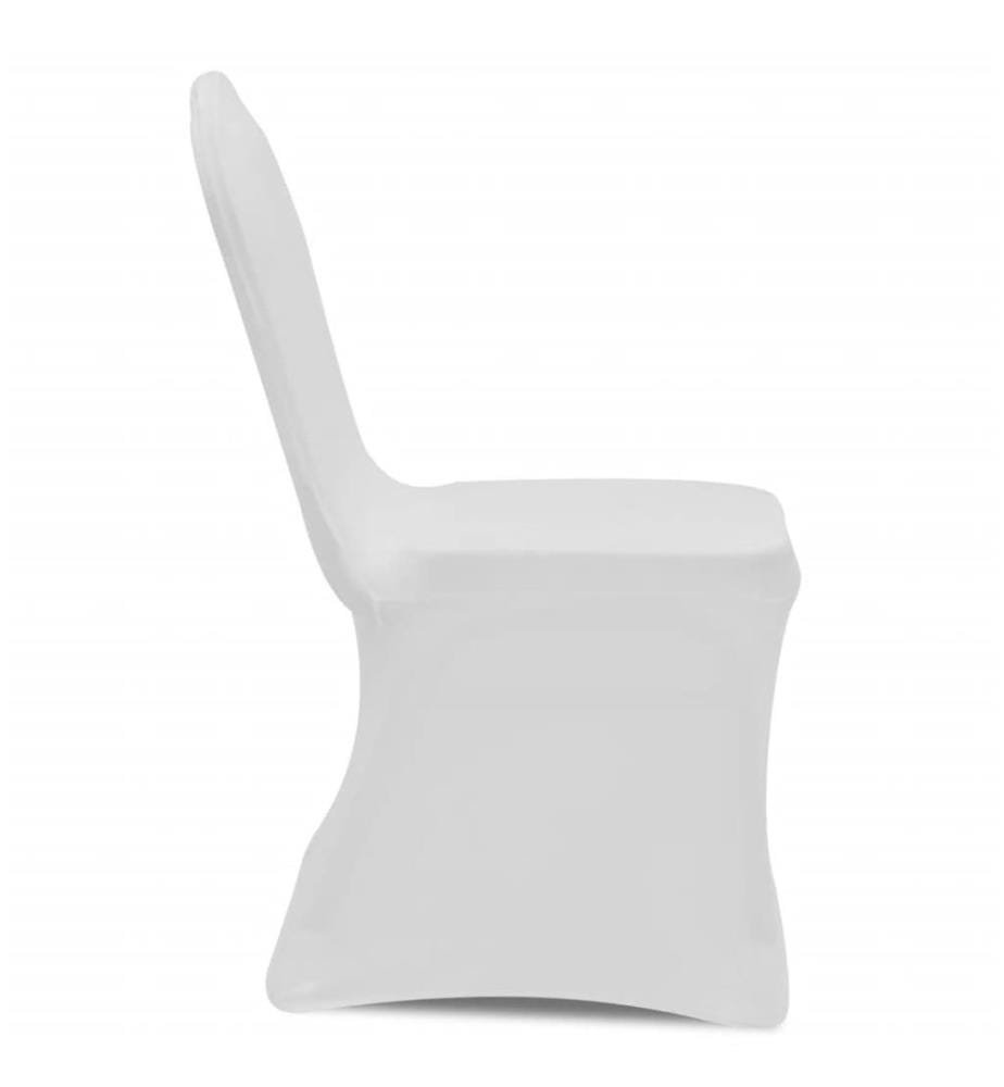 Stretch-Stuhlhussen 100 Stk. Weiss