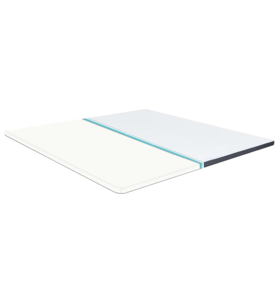 Surmatelas de sommier tapissier 200x200x5 cm mi-doux