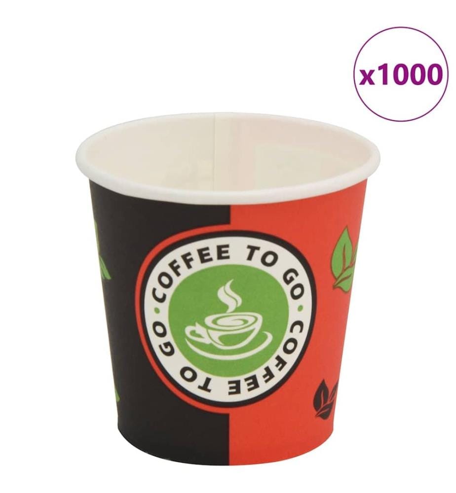 Gobelet à café jetable 1000 pcs Papier 120 ml (4 oz)