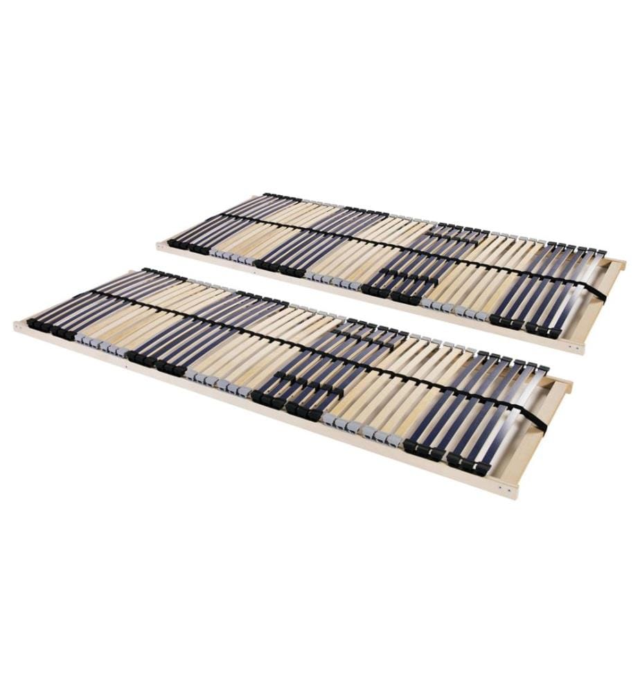 Lattenroste 2 Stk. mit 42 Latten 7 Zonen 90x200 cm