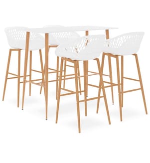 Ensemble de bar 5 pcs Blanc