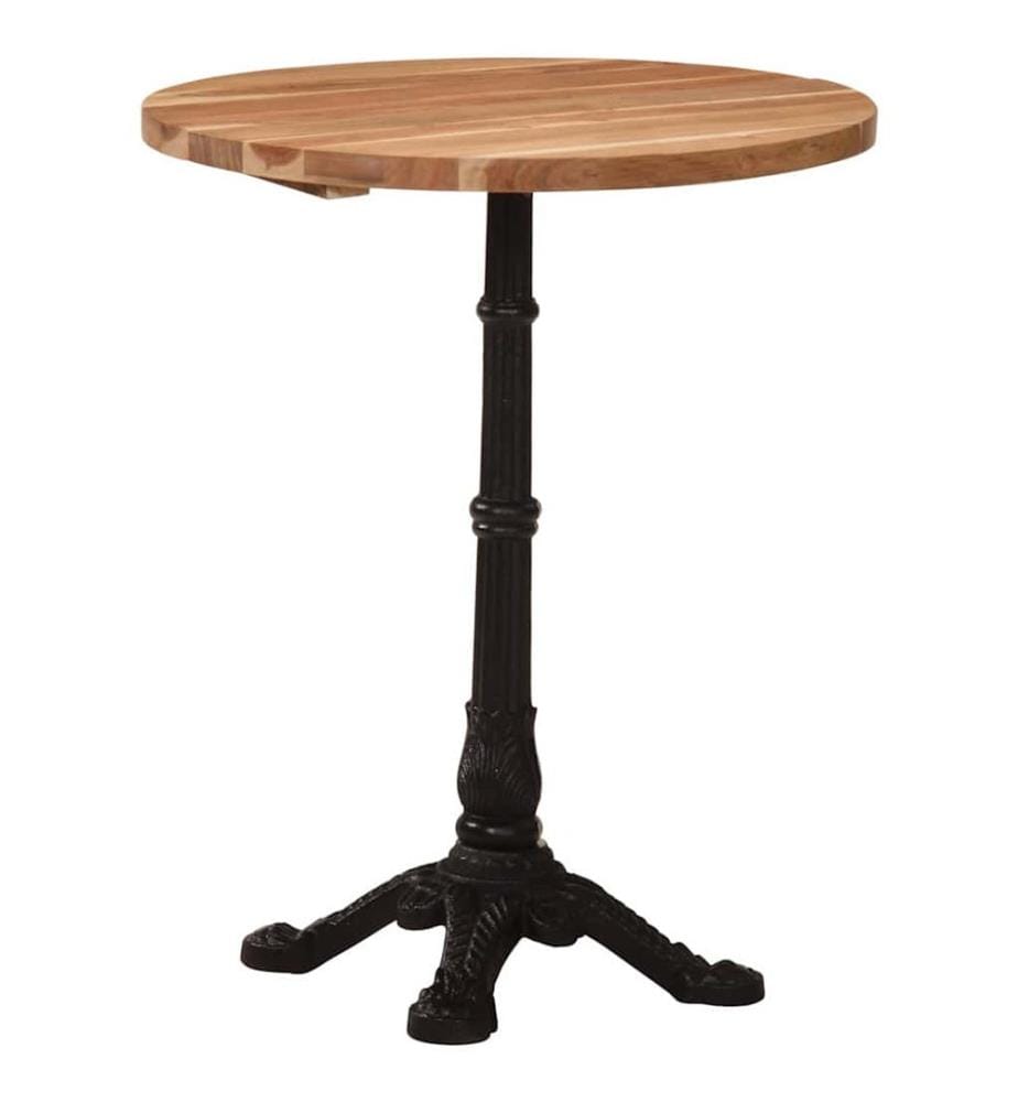 Bistrotisch Ø60x76 cm Akazie Massivholz