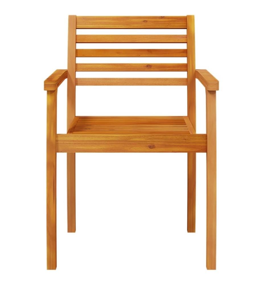 Gartenstühle 8 Stk. 59x55x85 cm Massivholz Akazie