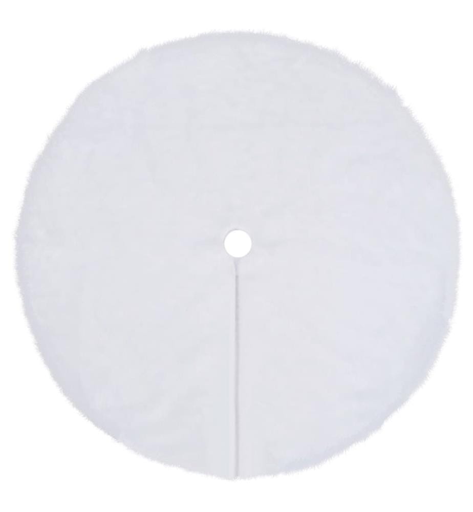 Weihnachtsbaumrock Weiss 122 cm Kunstfell