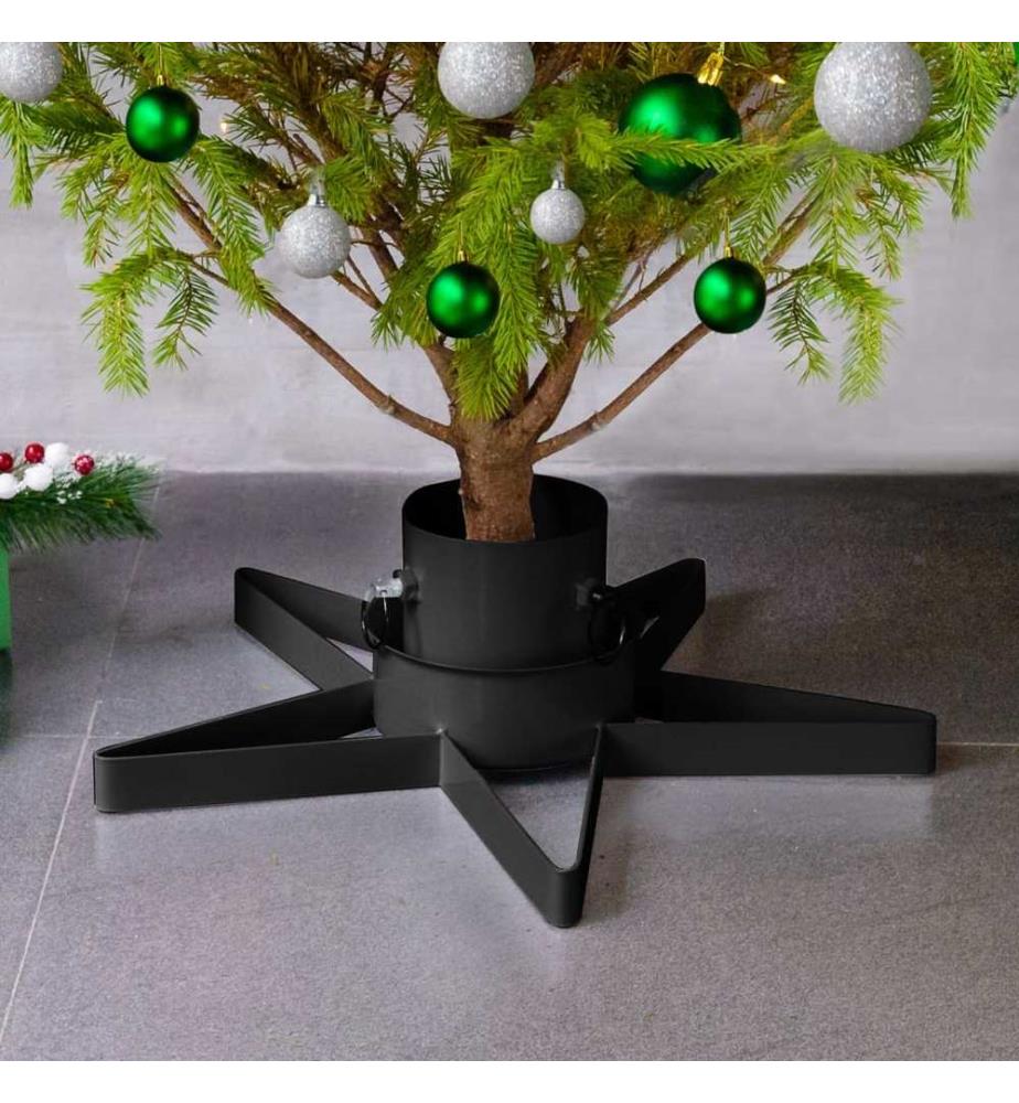 Christbaumständer Schwarz 47x47x13,5 cm