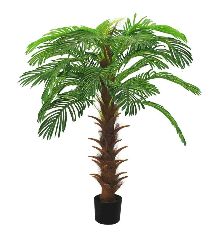 Künstliche Palme Cycas mit Topf 140 cm Grün