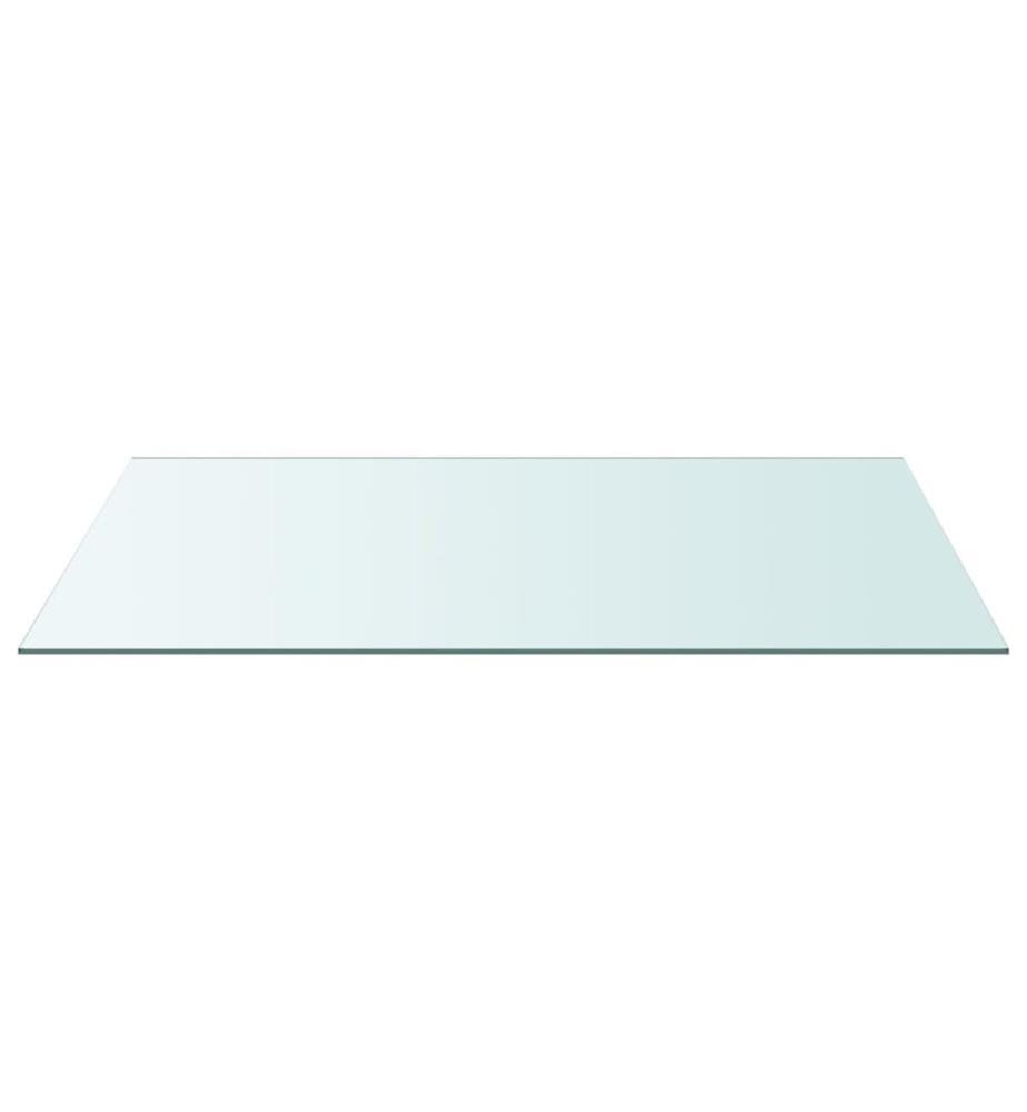 Dessus de table Transparent 50x100 cm Verre trempé