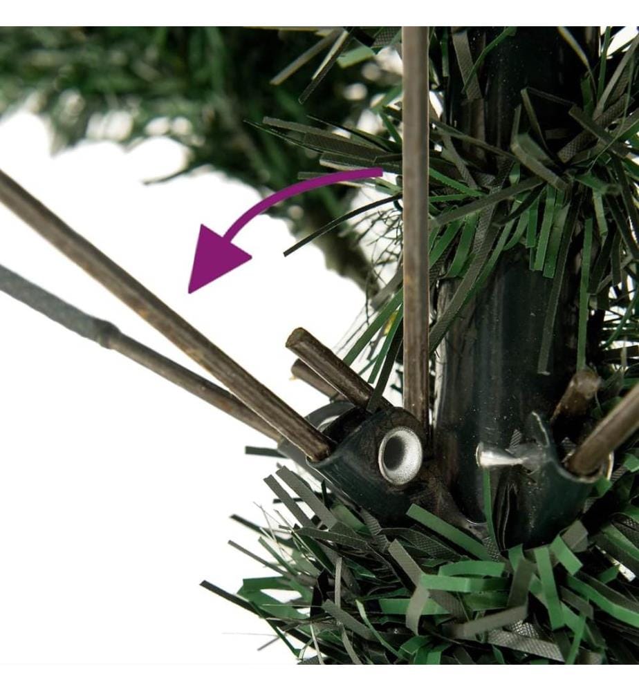Sapin de Noël artificiel avec support 180 cm PVC